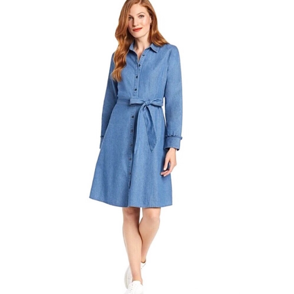 Draper James Blue Denim Dress